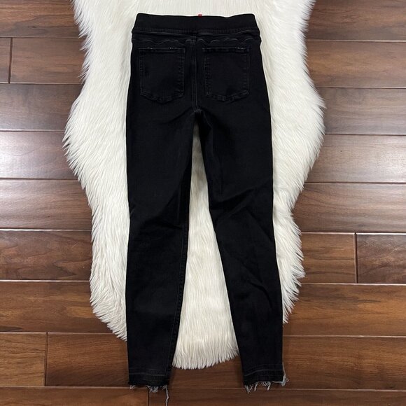 Spanx Women's Size Small Vintage Black Distressed Ankle Skinny Jegging Jeans - Picture 6 of 8